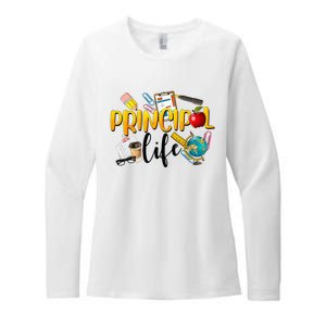 Last Day Of School Principal Life End Of Year Summer Vibes Womens CVC Long Sleeve Shirt