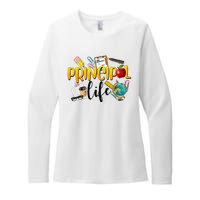 Last Day Of School Principal Life End Of Year Summer Vibes Womens CVC Long Sleeve Shirt