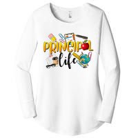 Last Day Of School Principal Life End Of Year Summer Vibes Women's Perfect Tri Tunic Long Sleeve Shirt