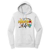 Last Day Of School Principal Life End Of Year Summer Vibes Women's Pullover Hoodie