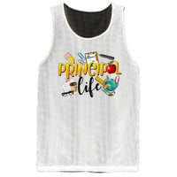 Last Day Of School Principal Life End Of Year Summer Vibes Mesh Reversible Basketball Jersey Tank