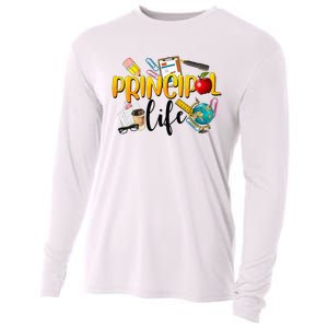 Last Day Of School Principal Life End Of Year Summer Vibes Cooling Performance Long Sleeve Crew