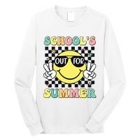 Last Day Of School Retro Schoolsout For Summer Teacher Long Sleeve Shirt