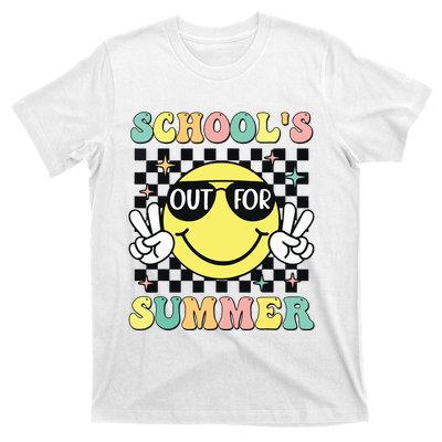 Last Day Of School Retro Schoolsout For Summer Teacher T-Shirt