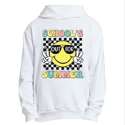 Last Day Of School Retro Schoolsout For Summer Teacher Urban Pullover Hoodie