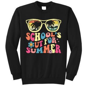 Last Day Of School Retro Teacher Schools Out For Summer Sweatshirt