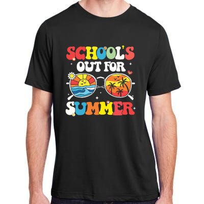 Last Day Of School Schools Out For Summer Teacher Gift Adult ChromaSoft Performance T-Shirt