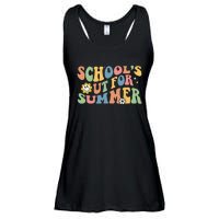 Last Day Of School Schools Out For Summer Teacher Ladies Essential Flowy Tank