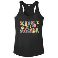 Last Day Of School Schools Out For Summer Teacher Ladies PosiCharge Competitor Racerback Tank