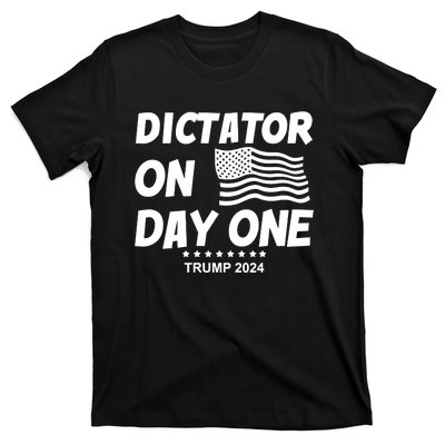 Limited Dictator On Day One Trump 2024 T-Shirt