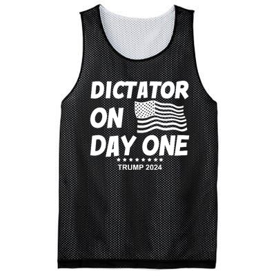 Limited Dictator On Day One Trump 2024 Mesh Reversible Basketball Jersey Tank