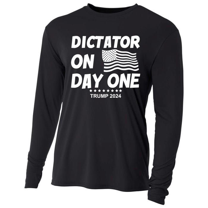 Limited Dictator On Day One Trump 2024 Cooling Performance Long Sleeve Crew