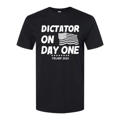 Limited Dictator On Day One Trump 2024 Softstyle CVC T-Shirt