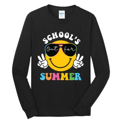 Last Day Of School Teacher Schools Out For Summer Student Tall Long Sleeve T-Shirt