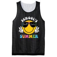 Last Day Of School Teacher Schools Out For Summer Student Mesh Reversible Basketball Jersey Tank