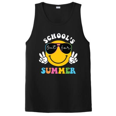 Last Day Of School Teacher Schools Out For Summer Student PosiCharge Competitor Tank