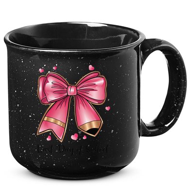 Last Day Of School Coquette Bow Teachers Graduatio 15oz Campfire Ceramic Mug