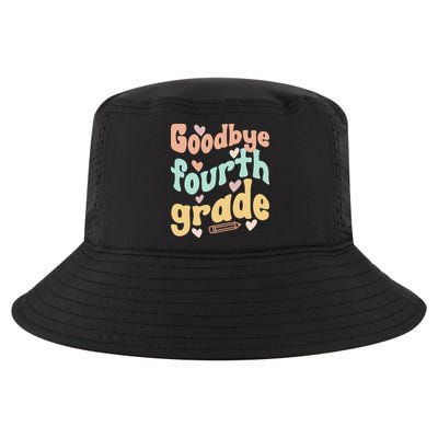 Last Day Of 4th Grade Groovy 4th Grade Last Day Of School Cool Comfort Performance Bucket Hat