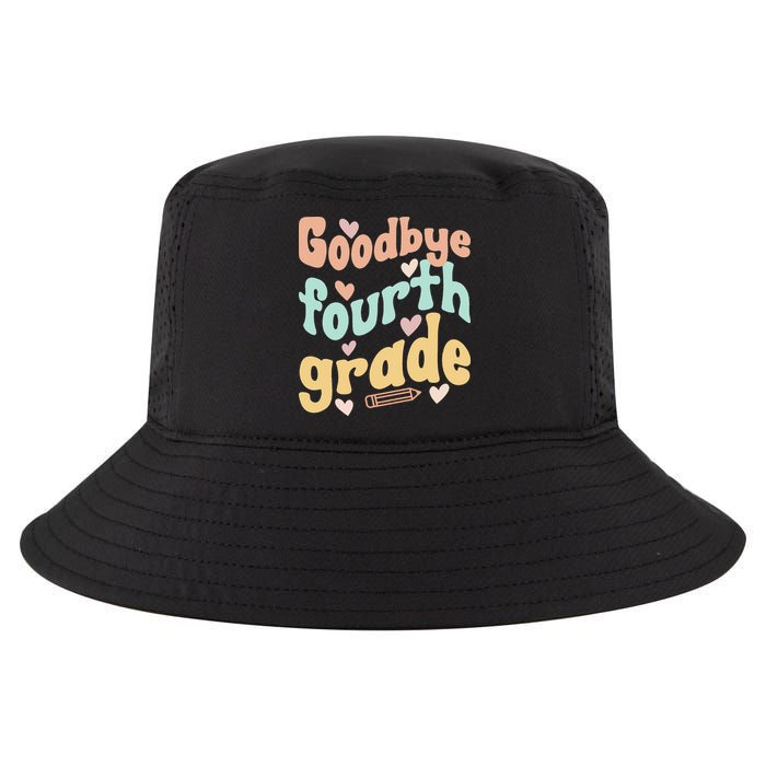 Last Day Of 4th Grade Groovy 4th Grade Last Day Of School Cool Comfort Performance Bucket Hat