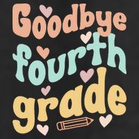 Last Day Of 4th Grade Groovy 4th Grade Last Day Of School 7 Panel Mesh Trucker Snapback Hat