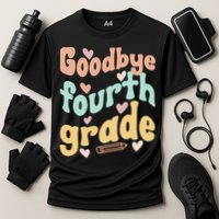 Last Day Of 4th Grade Groovy 4th Grade Last Day Of School Performance Shirt