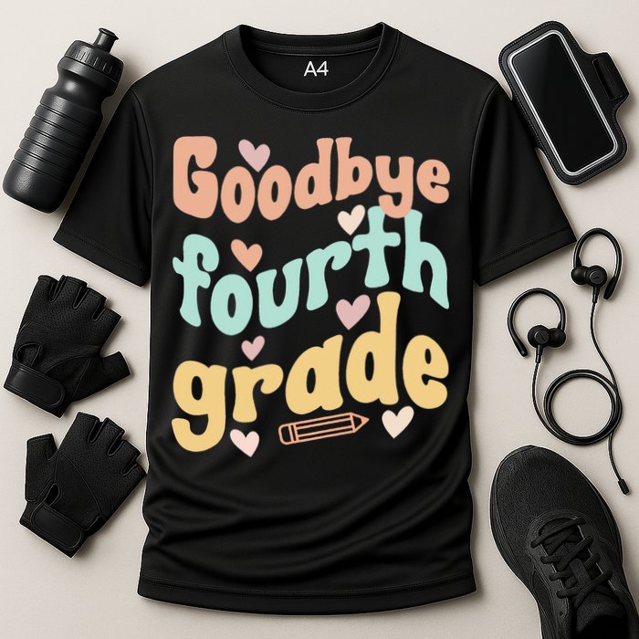 Last Day Of 4th Grade Groovy 4th Grade Last Day Of School Performance Shirt