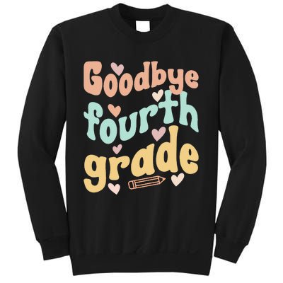 Last Day Of 4th Grade Groovy 4th Grade Last Day Of School Sweatshirt