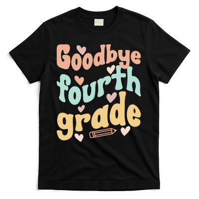 Last Day Of 4th Grade Groovy 4th Grade Last Day Of School T-Shirt