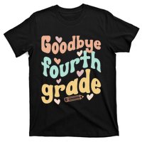 Last Day Of 4th Grade Groovy 4th Grade Last Day Of School T-Shirt