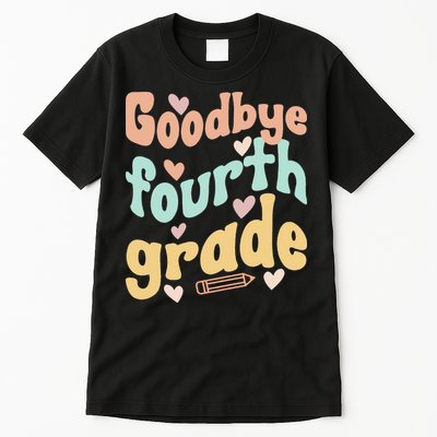Last Day Of 4th Grade Groovy 4th Grade Last Day Of School Tall T-Shirt