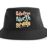 Last Day Of 4th Grade Groovy 4th Grade Last Day Of School Sustainable Bucket Hat