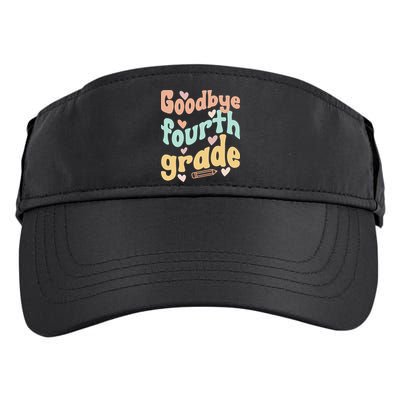 Last Day Of 4th Grade Groovy 4th Grade Last Day Of School Adult Drive Performance Visor