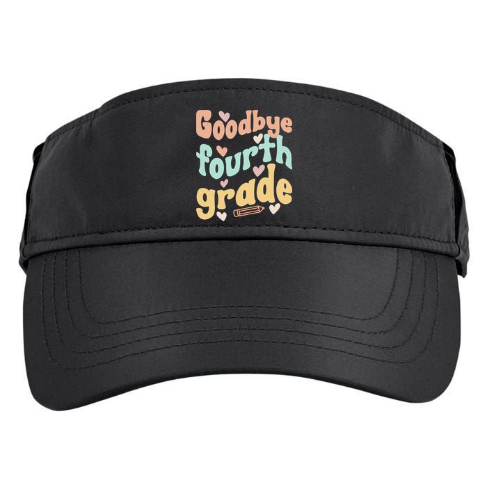 Last Day Of 4th Grade Groovy 4th Grade Last Day Of School Adult Drive Performance Visor