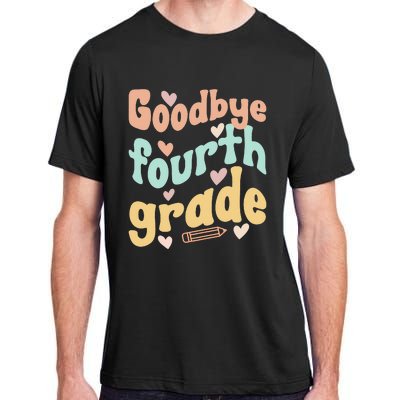 Last Day Of 4th Grade Groovy 4th Grade Last Day Of School Adult ChromaSoft Performance T-Shirt