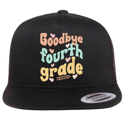 Last Day Of 4th Grade Groovy 4th Grade Last Day Of School Flatbill Hat
