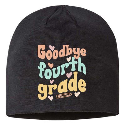 Last Day Of 4th Grade Groovy 4th Grade Last Day Of School Sustainable Beanie