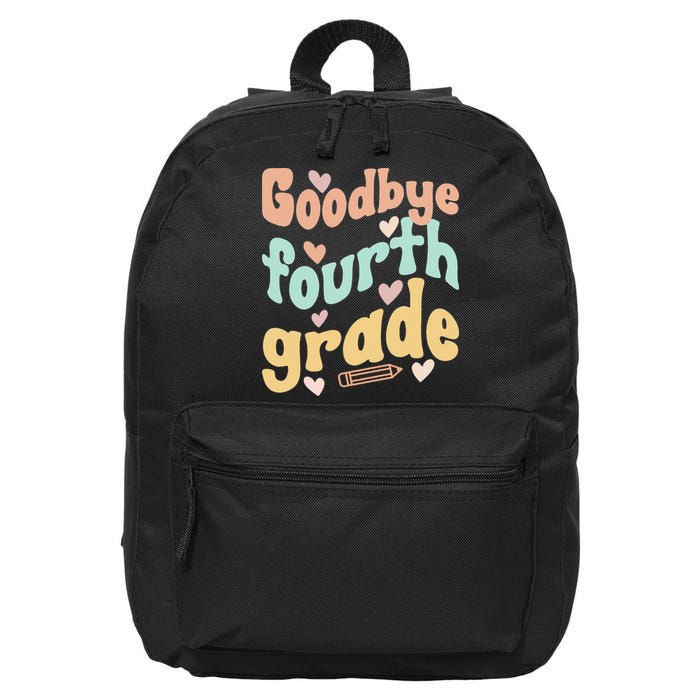 Last Day Of 4th Grade Groovy 4th Grade Last Day Of School 16 in Basic Backpack