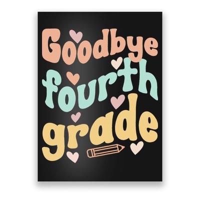 Last Day Of 4th Grade Groovy 4th Grade Last Day Of School Poster