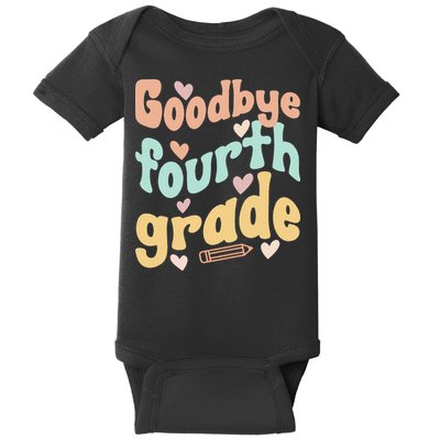 Last Day Of 4th Grade Groovy 4th Grade Last Day Of School Baby Bodysuit