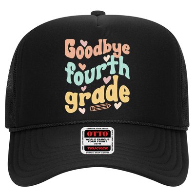 Last Day Of 4th Grade Groovy 4th Grade Last Day Of School Trucker Hat