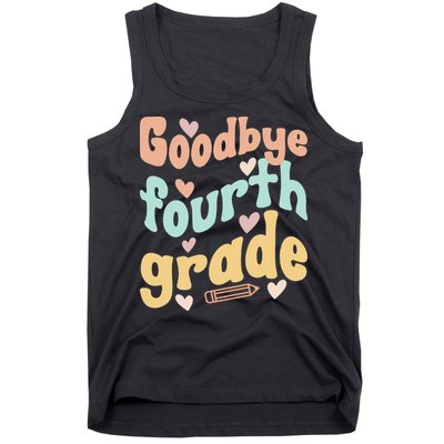 Last Day Of 4th Grade Groovy 4th Grade Last Day Of School Tank Top