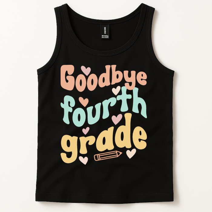 Last Day Of 4th Grade Groovy 4th Grade Last Day Of School Tank Top
