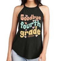 Last Day Of 4th Grade Groovy 4th Grade Last Day Of School Women's Perfect Tri Rocker Tank