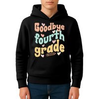 Last Day Of 4th Grade Groovy 4th Grade Last Day Of School Kids Hoodie