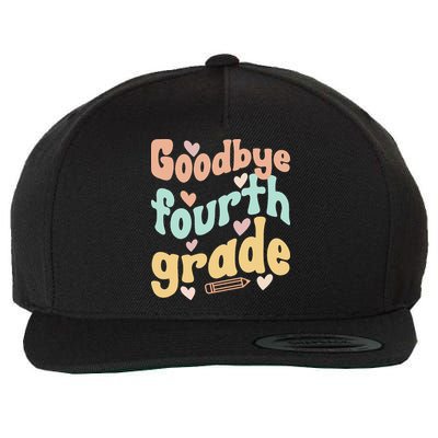 Last Day Of 4th Grade Groovy 4th Grade Last Day Of School Wool Snapback Cap