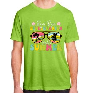 Last Day Of School Bye Kindergarten Hello Summer Sunglasses Adult ChromaSoft Performance T-Shirt