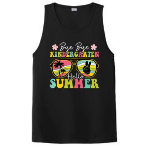 Last Day Of School Bye Kindergarten Hello Summer Sunglasses PosiCharge Competitor Tank