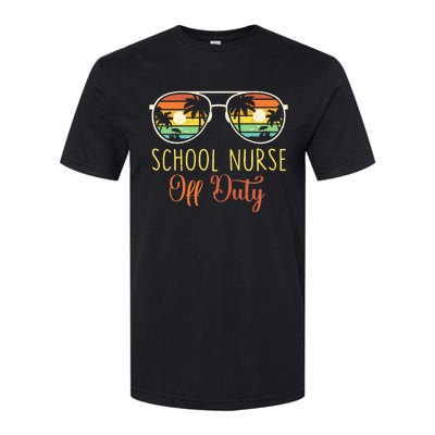 Last Day Of School Summer School Nurse Off Duty Softstyle® CVC T-Shirt