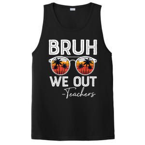 Last Day Of School Teacher Bruh We Out Teachers Funny Gift PosiCharge Competitor Tank