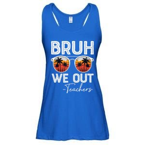 Last Day Of School Teacher Bruh We Out Teachers Funny Gift Ladies Essential Flowy Tank